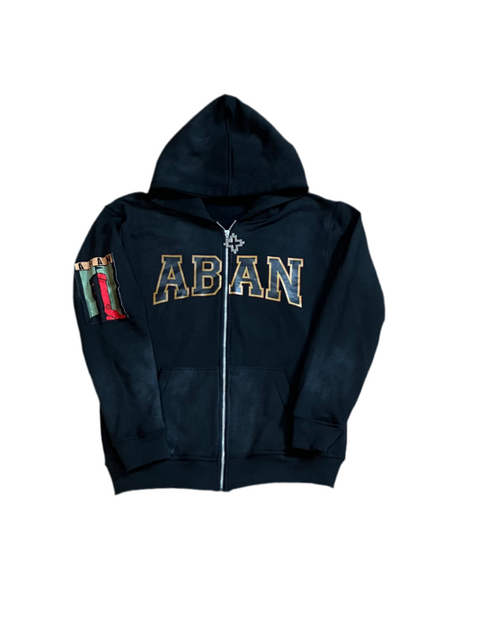 MENTALLY FORTIFIED ZIP-UP BLACK