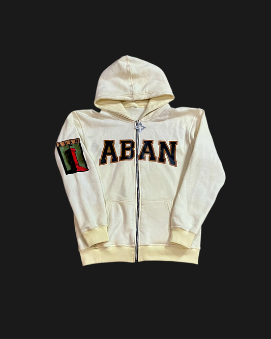 MENTALLY FORTIFIED ZIP-UP CRÈME
